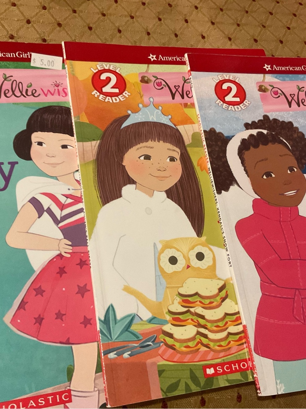 American Girl WellieWishers Book with Pink and Purple Cover Art